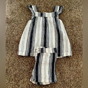 adorable toddler girls shorts and tank set